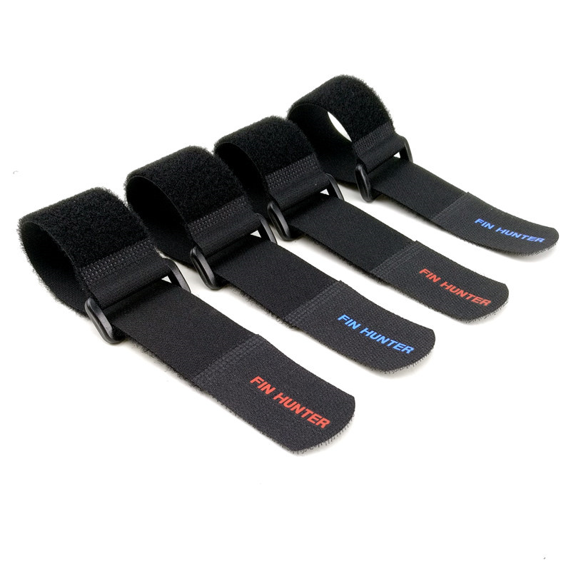 hook and loop straps with buckle