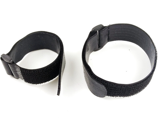 Anti-slip hook and loop cable ties