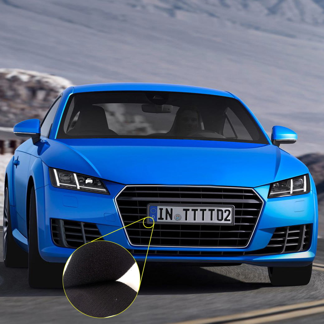 Drill-Free: The Modern Way to Mount License Plates with Hook and Loop​