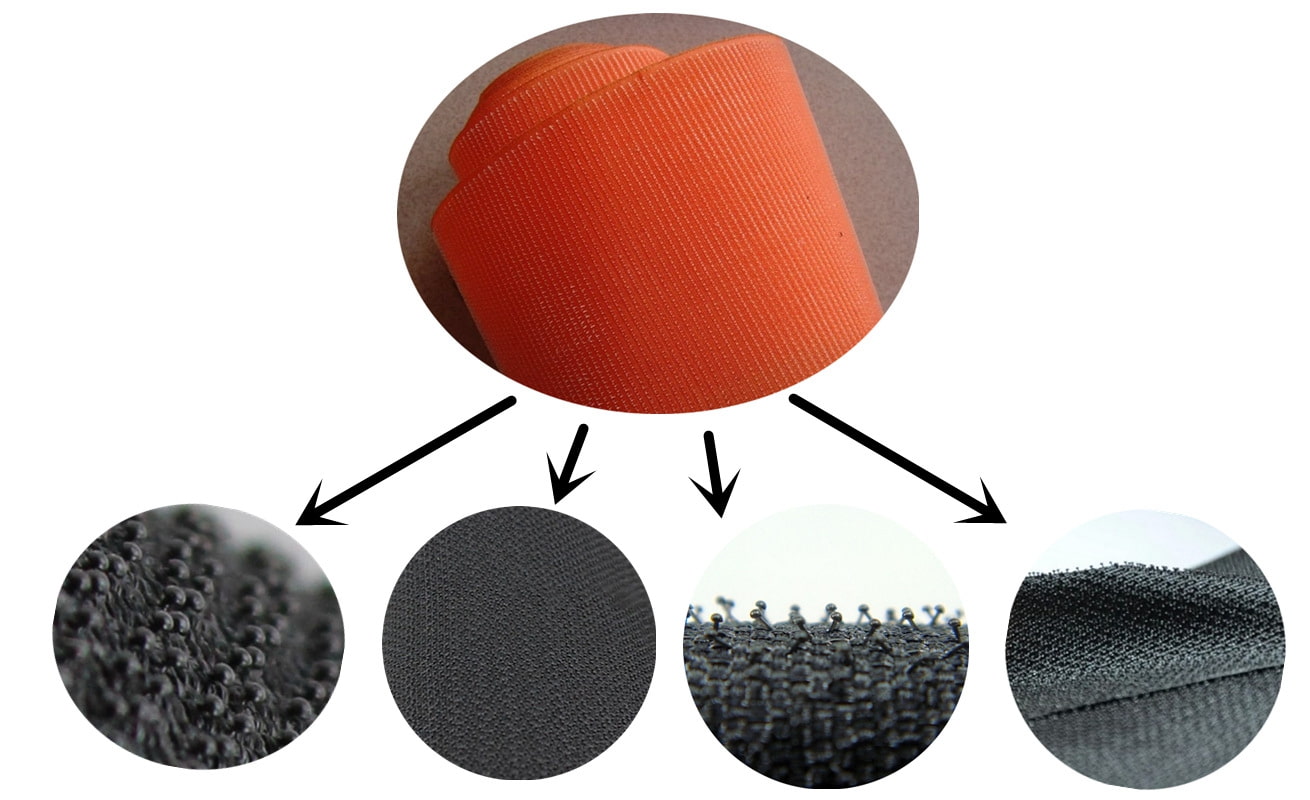 Thin velcro hook