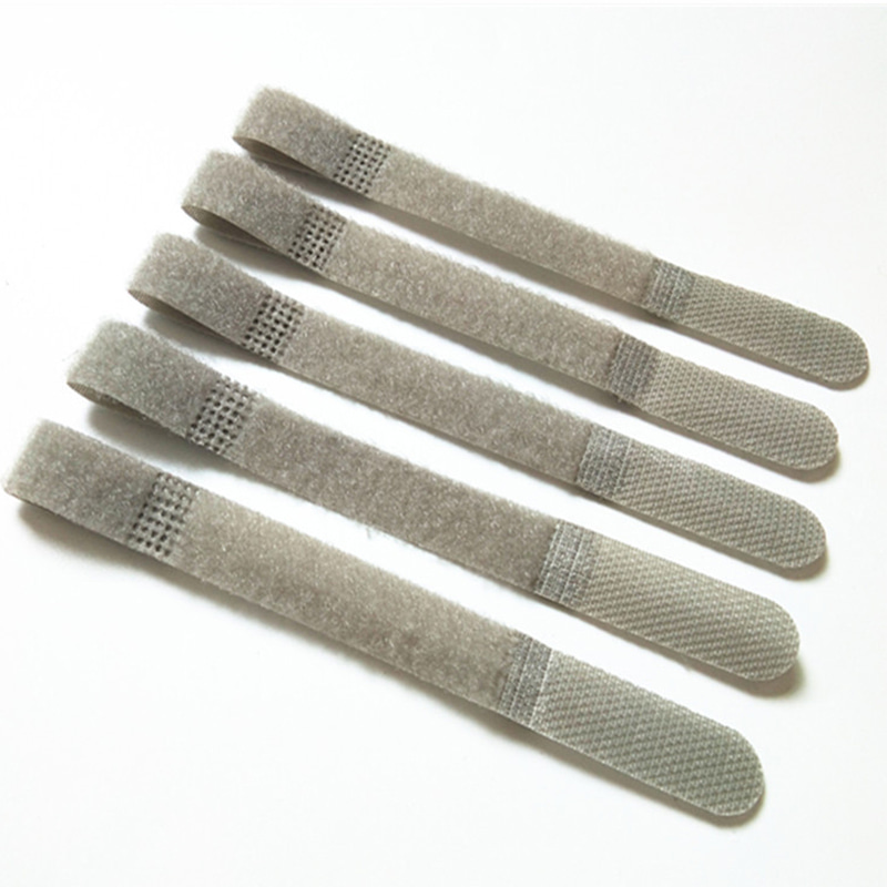 P type hook and loop strap